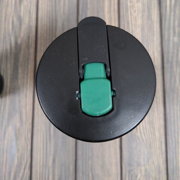 Starbucks 24 oz Tumblers Cold Cup Black Matte Stainless Steel Plastic Lot of 2 - Picture 8 of 13